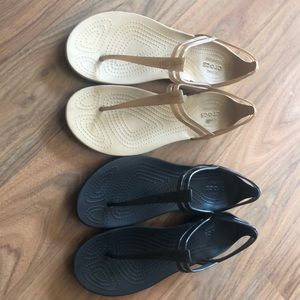 BUNDLE! 2 pairs of Crocs sandals!